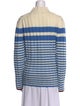 Chinti and Parker Striped Mock Neck Sweater