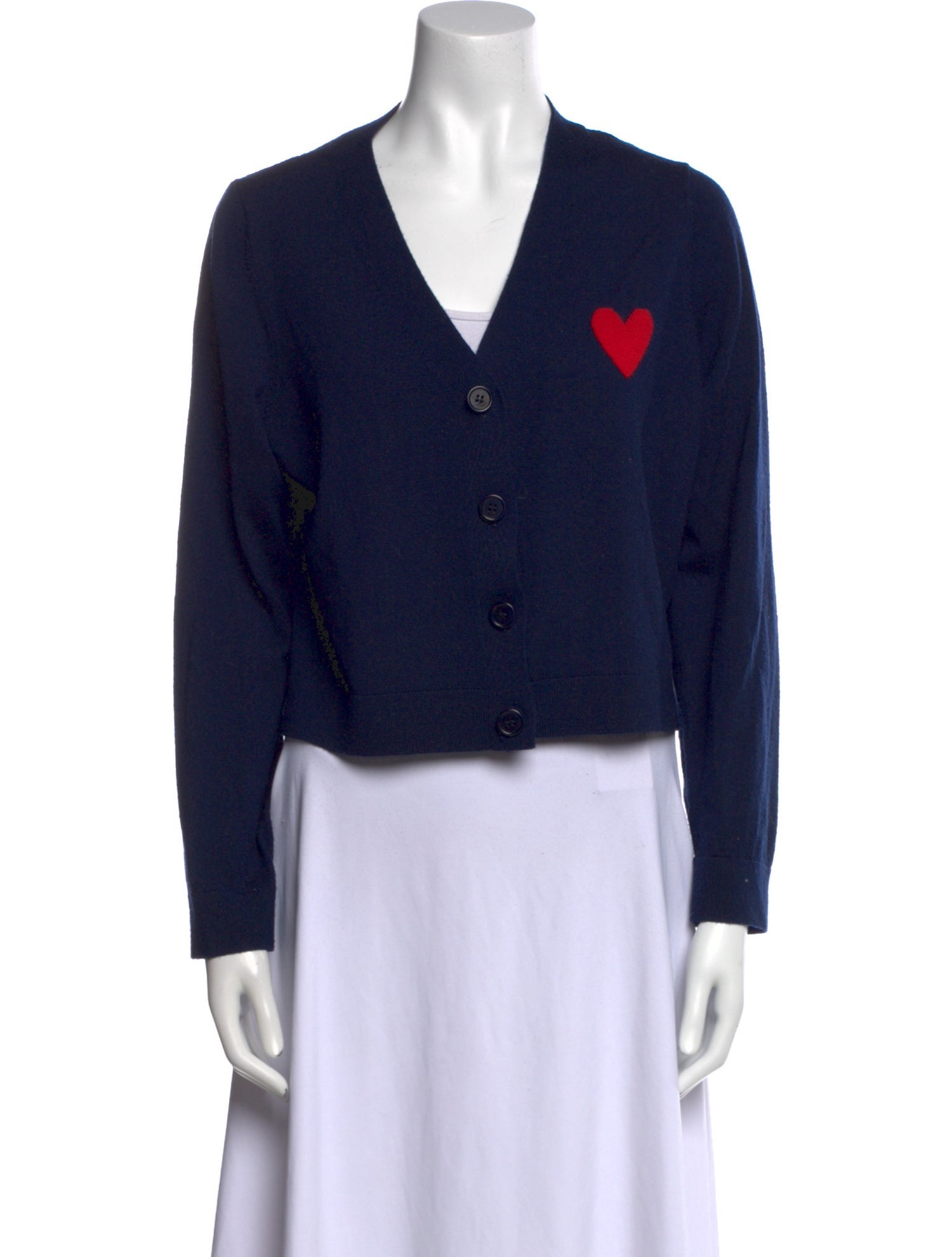 Chinti and Parker Wool Graphic Print Sweater