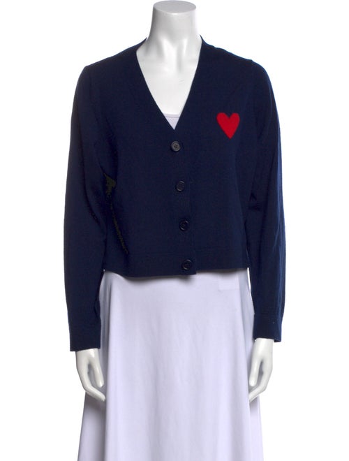 Chinti and Parker Wool Graphic Print Sweater