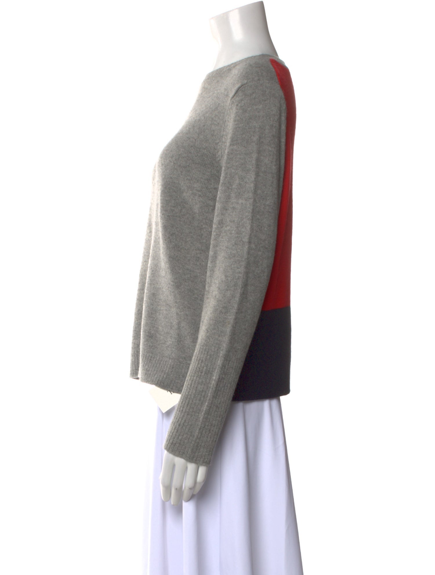 Chinti and Parker Cashmere Bateau Neckline Sweater