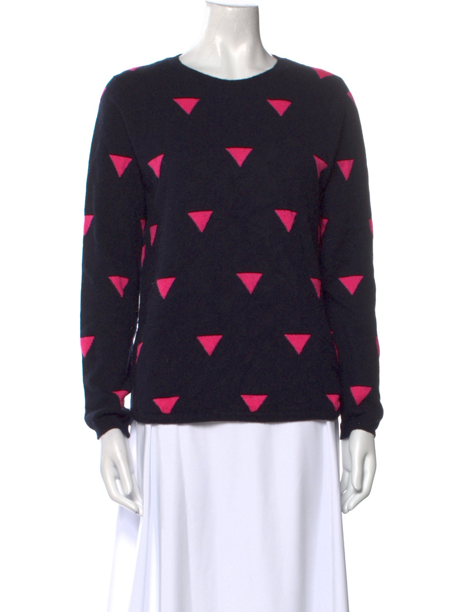Chinti and Parker Cashmere Printed Sweater