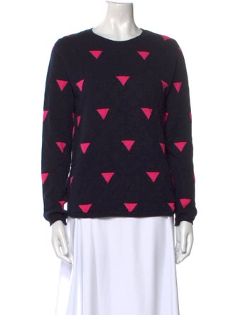 Chinti and Parker Cashmere Printed Sweater