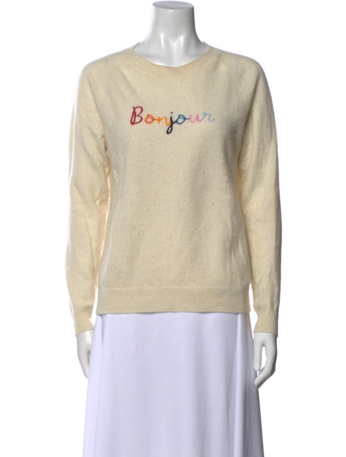 Chinti and Parker Cashmere Graphic Print Sweater