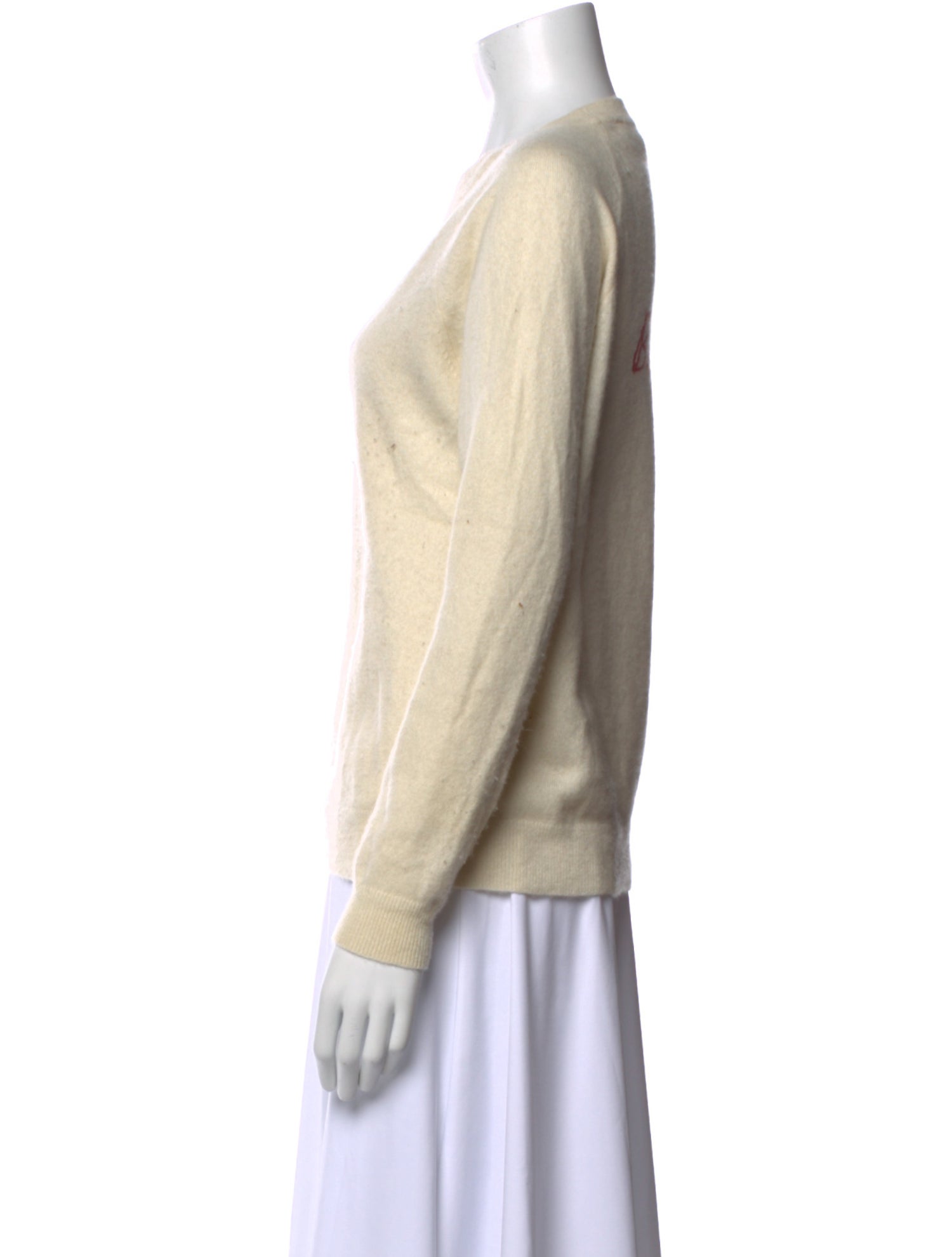 Chinti and Parker Cashmere Graphic Print Sweater