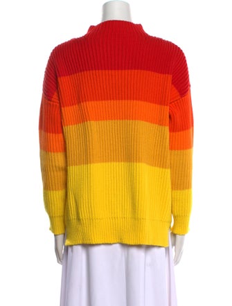 Chinti and Parker Striped Turtleneck Sweater