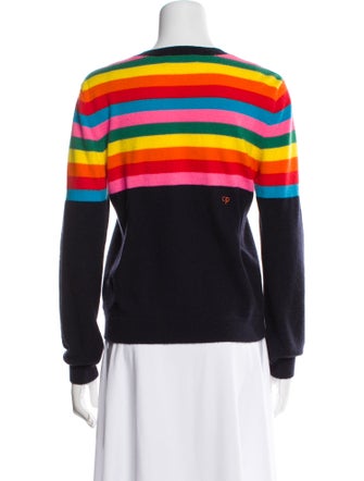 Chinti and Parker Cashmere Graphic Print Sweater