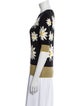 Chinti and Parker Wool Floral Print Sweater