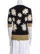 Chinti and Parker Wool Floral Print Sweater