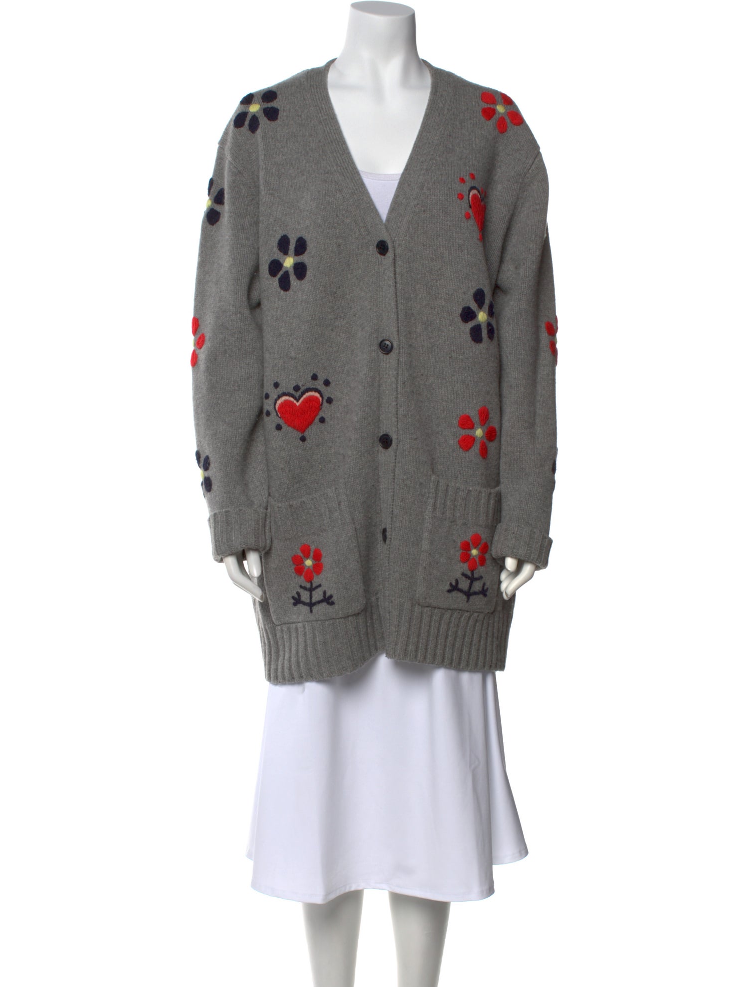 Chinti and Parker Lambswool Printed Sweater