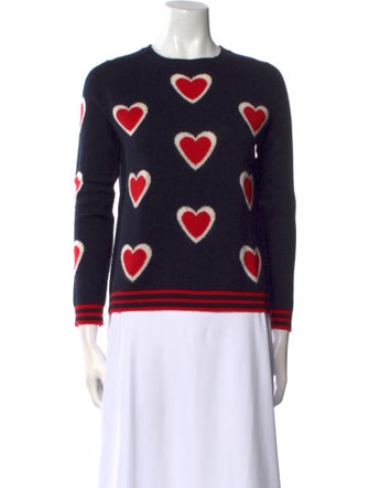 Chinti and Parker Cashmere Printed Sweater