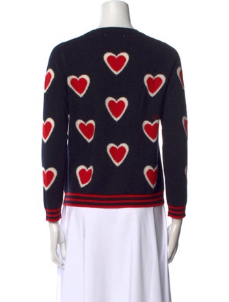 Chinti and Parker Cashmere Printed Sweater