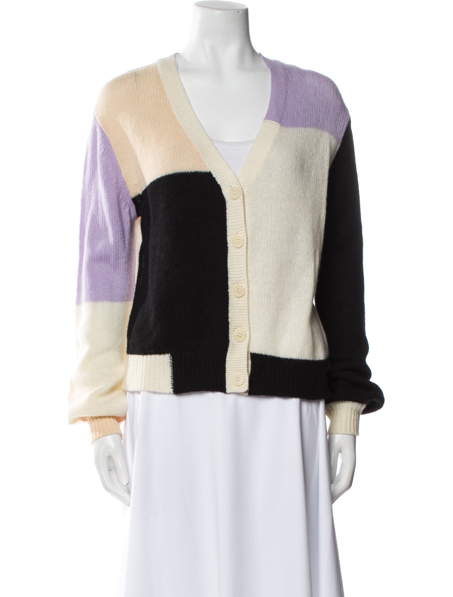 Chinti and Parker Wool Colorblock Pattern Sweater
