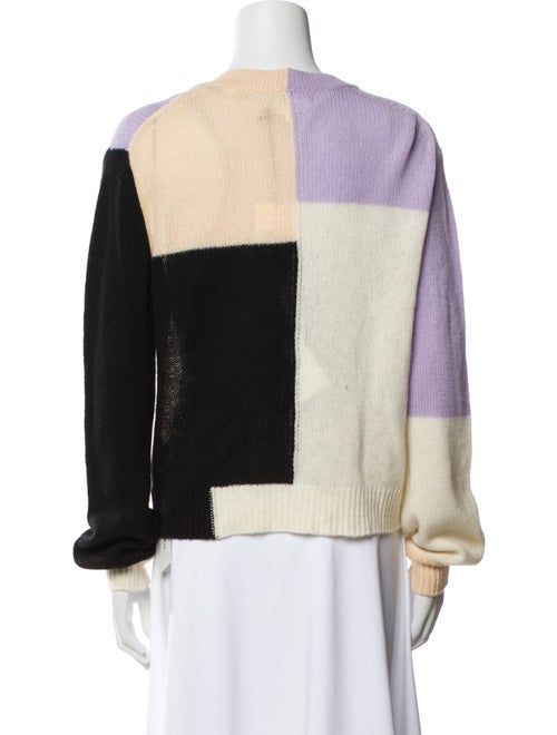 Chinti and Parker Wool Colorblock Pattern Sweater