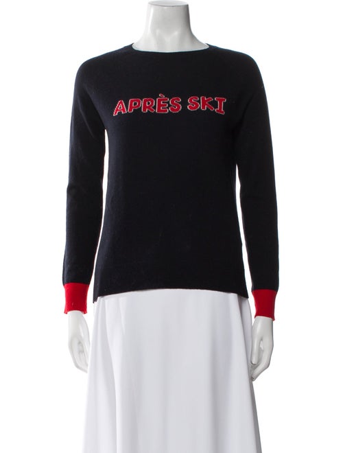 Chinti and Parker Wool Graphic Print Sweater