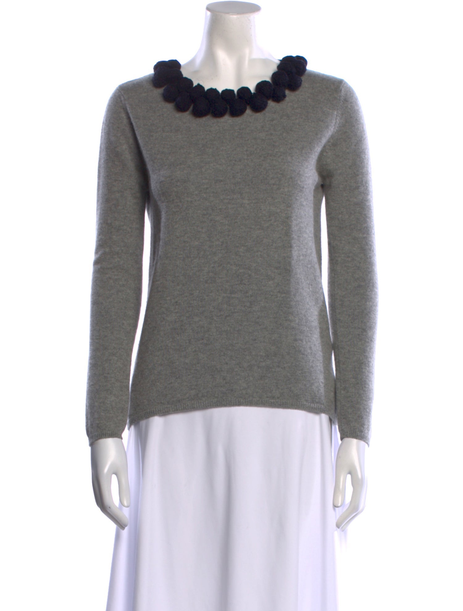 Chinti and Parker Cashmere Scoop Neck Sweater