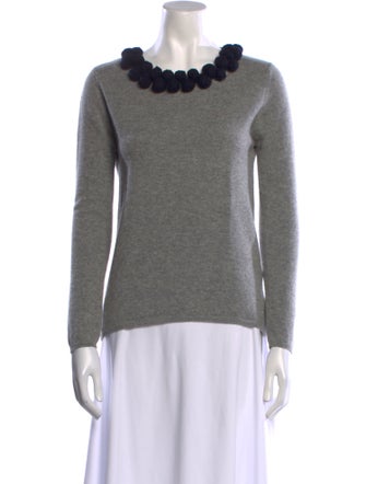 Chinti and Parker Cashmere Scoop Neck Sweater