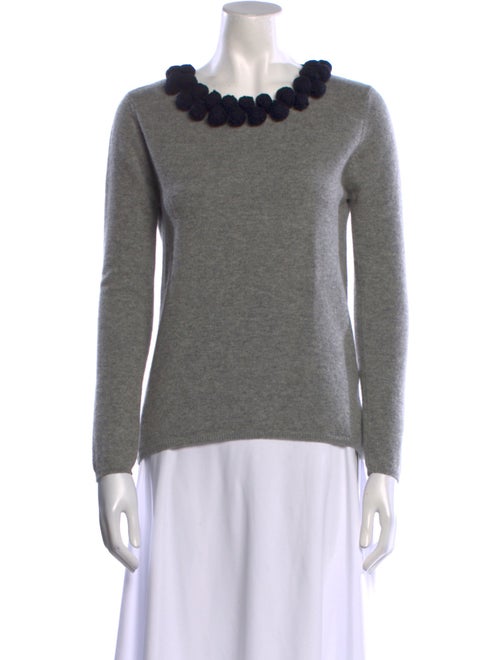 Chinti and Parker Cashmere Scoop Neck Sweater