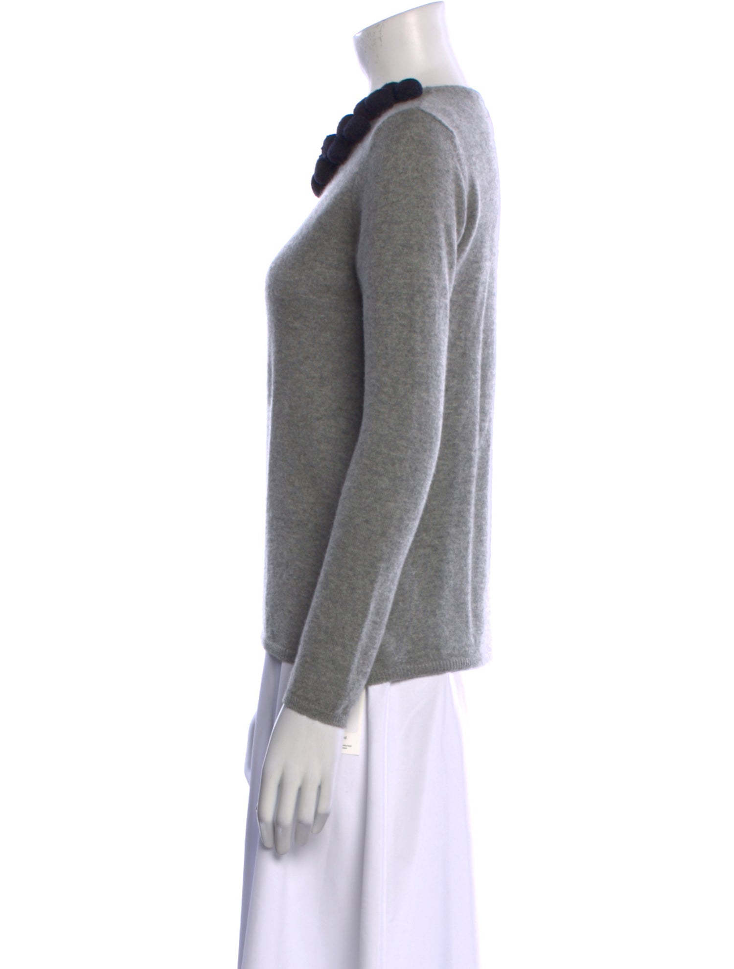 Chinti and Parker Cashmere Scoop Neck Sweater