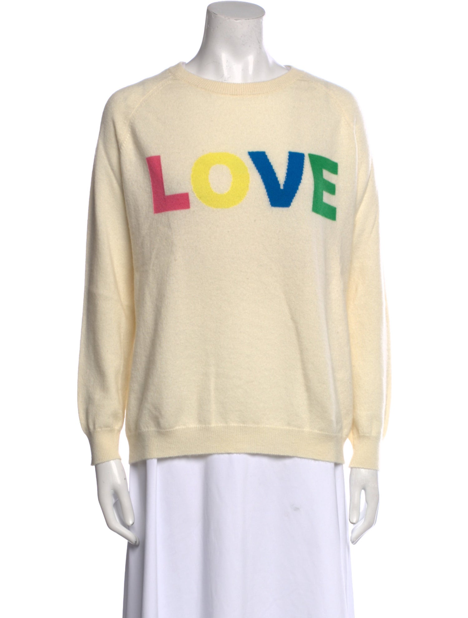 Chinti and Parker Cashmere Graphic Print Sweater