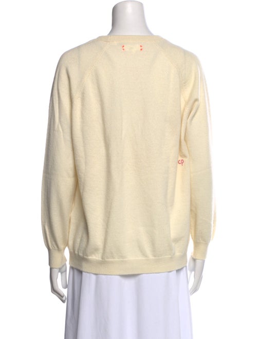 Chinti and Parker Cashmere Graphic Print Sweater