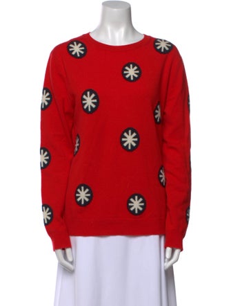 Chinti and Parker Wool Graphic Print Sweatshirt