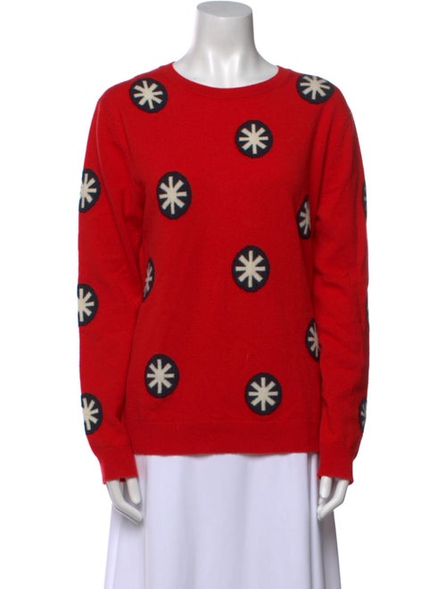 Chinti and Parker Wool Graphic Print Sweatshirt