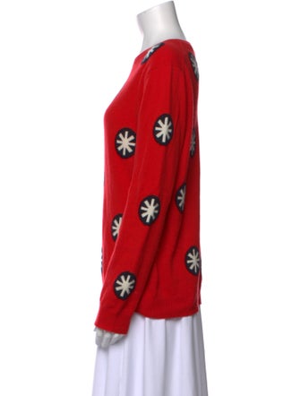 Chinti and Parker Wool Graphic Print Sweatshirt