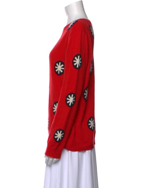 Chinti and Parker Wool Graphic Print Sweatshirt