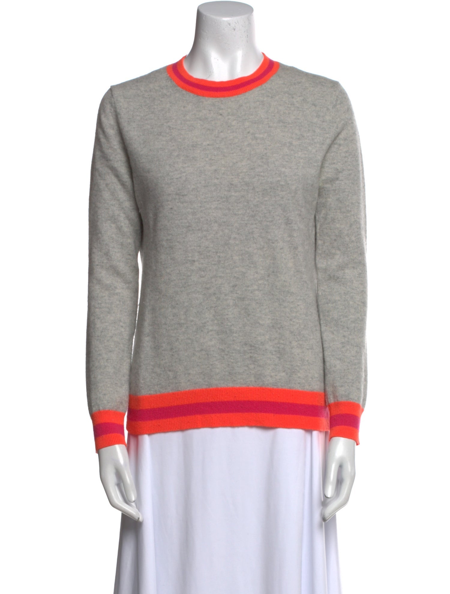 Chinti and Parker Cashmere Colorblock Pattern Sweatshirt