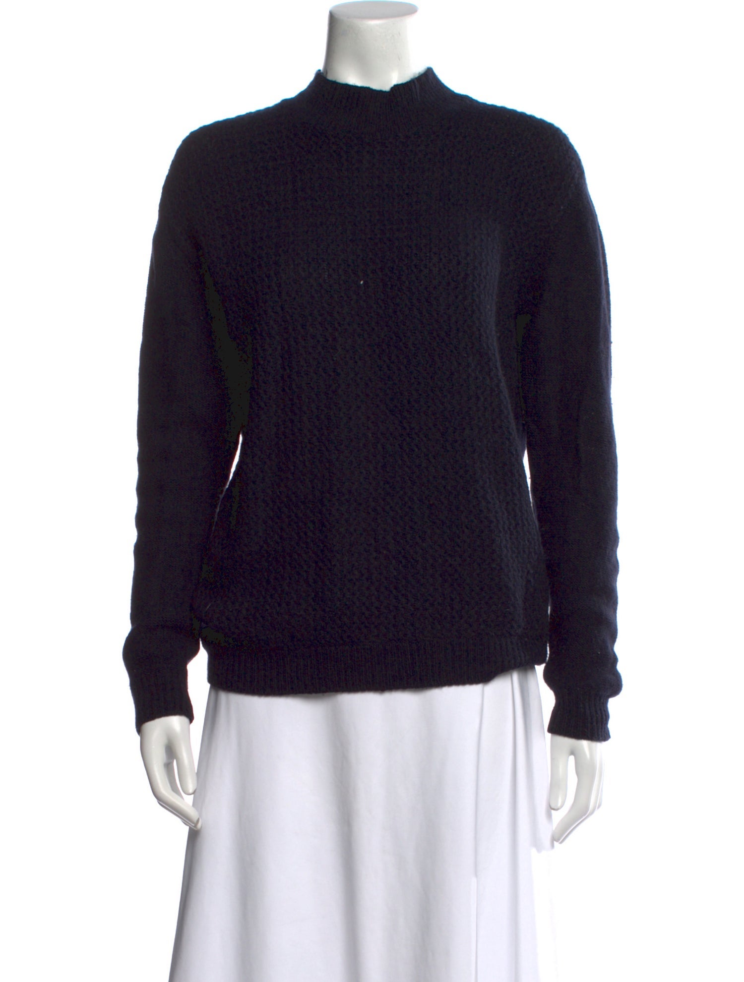Chinti and Parker Cashmere Mock Neck Sweater
