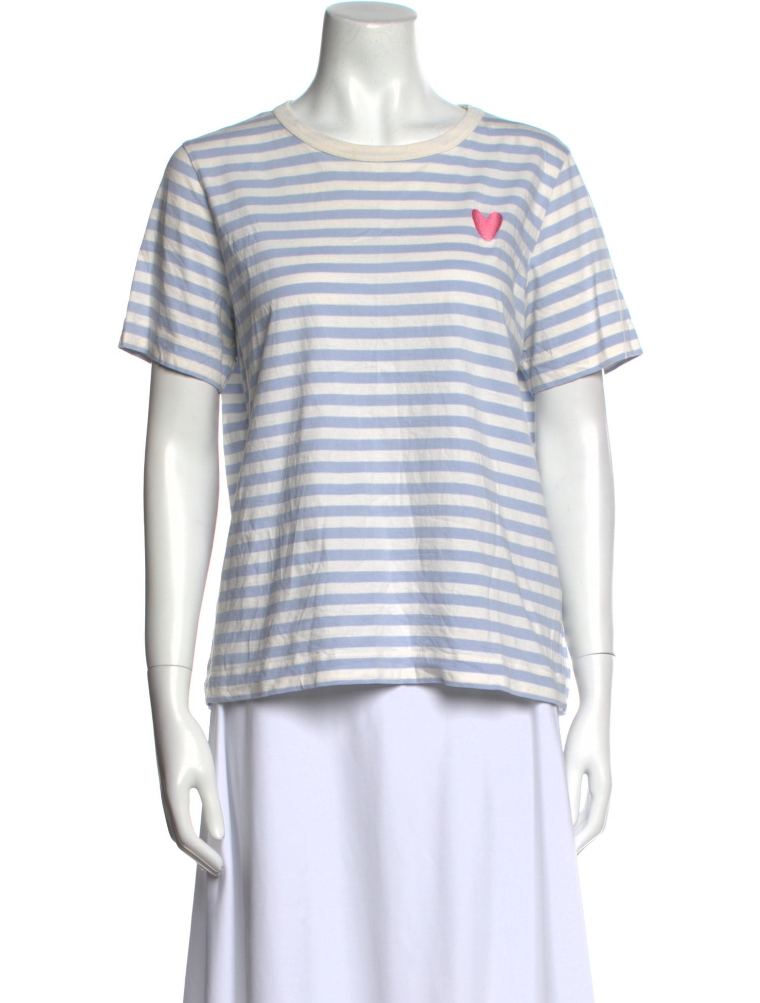 Chinti and Parker Striped Crew Neck T-Shirt