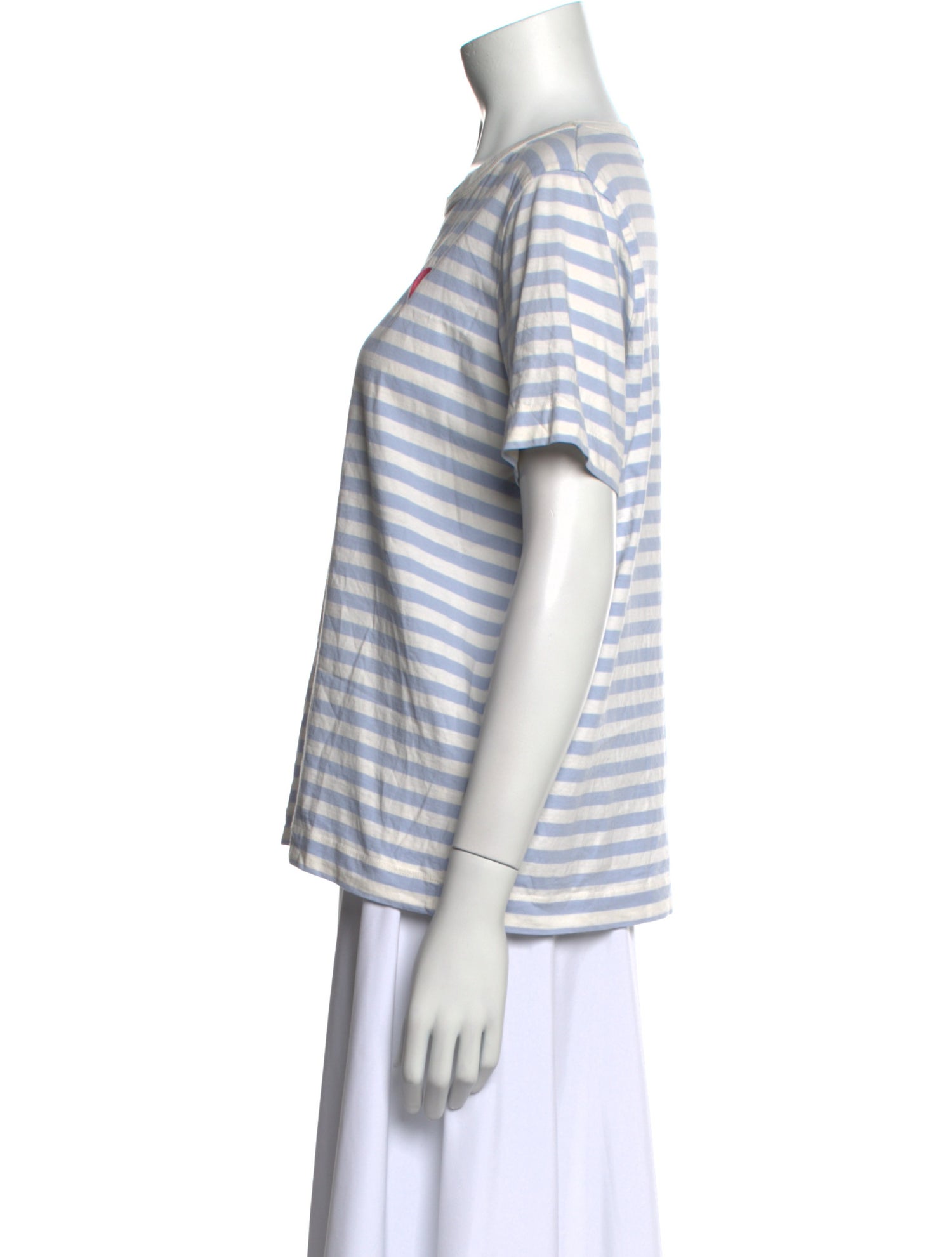 Chinti and Parker Striped Crew Neck T-Shirt