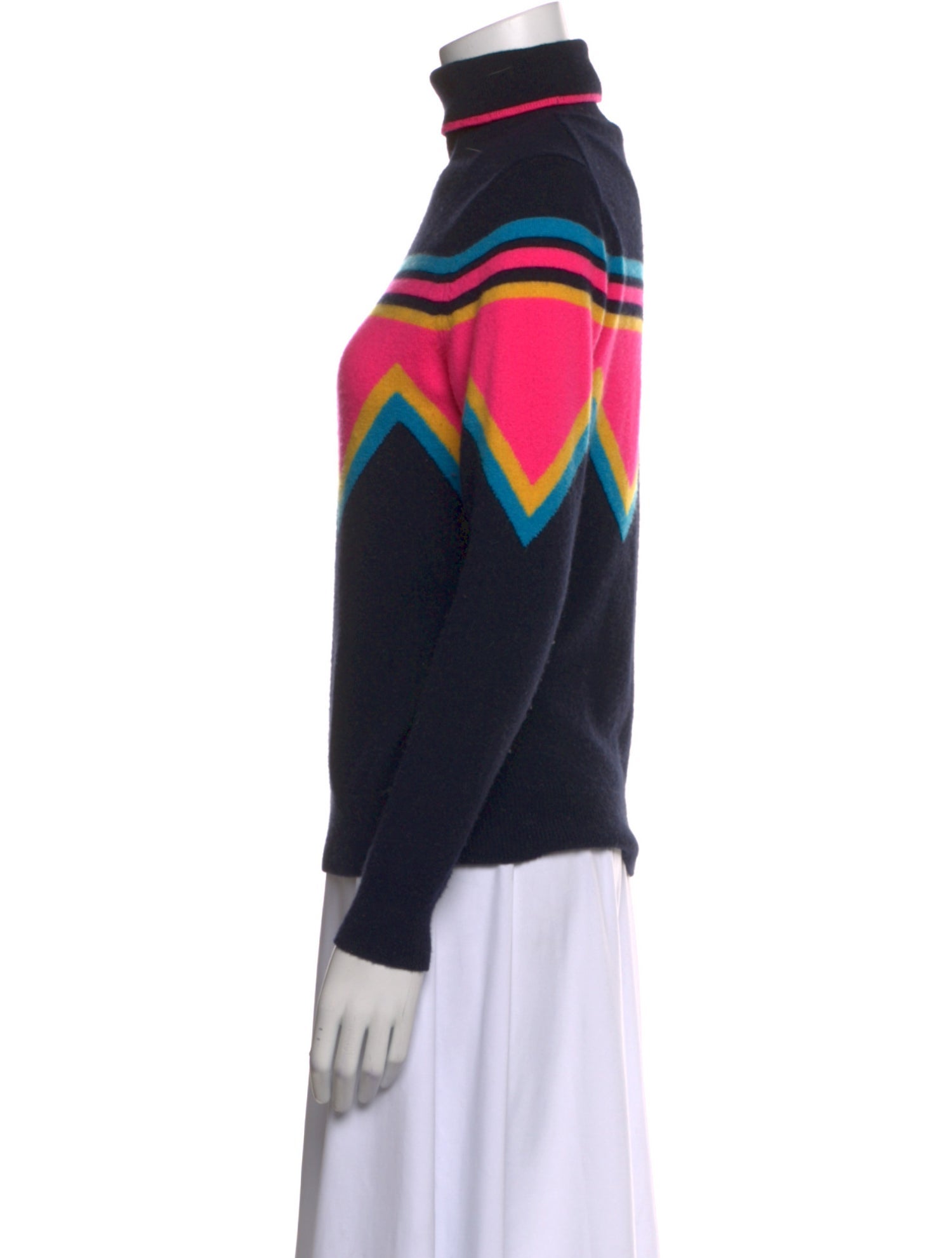 Chinti and Parker Wool Striped Sweater
