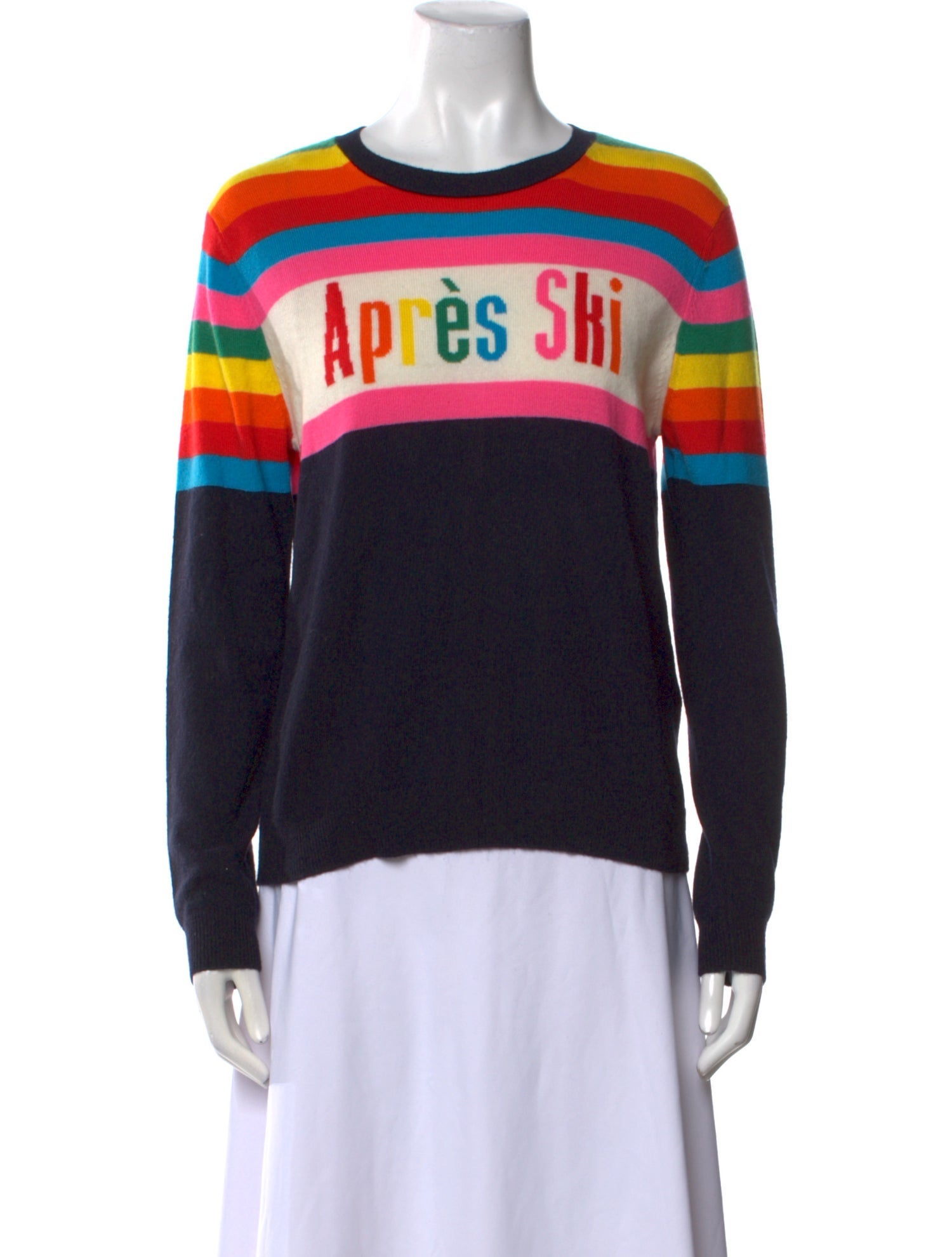 Chinti and Parker Cashmere Graphic Print Sweater w/ Tags