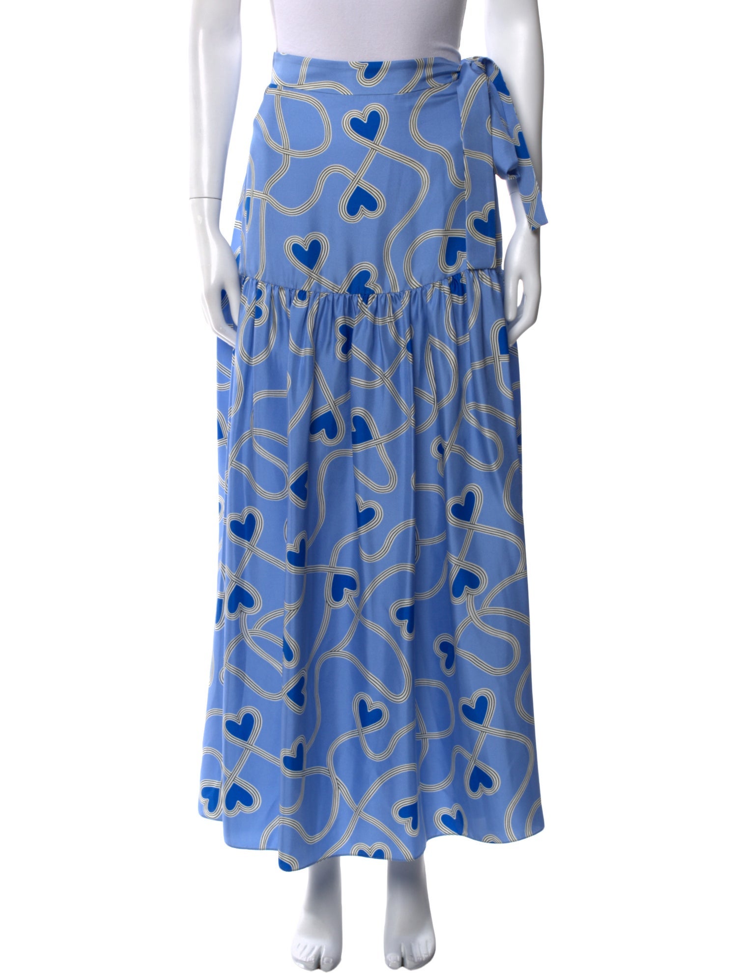 Chinti and Parker Silk Long Skirt