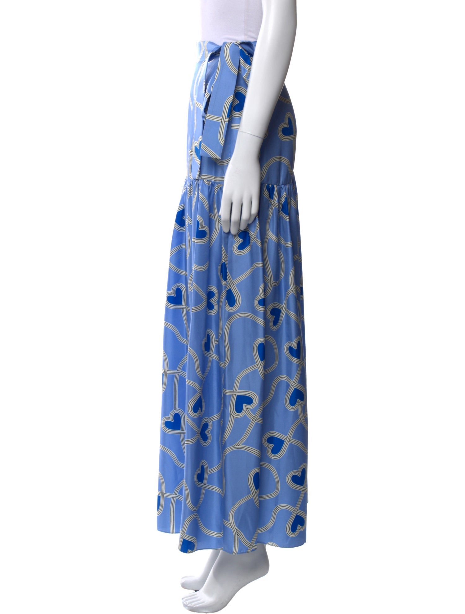 Chinti and Parker Silk Long Skirt