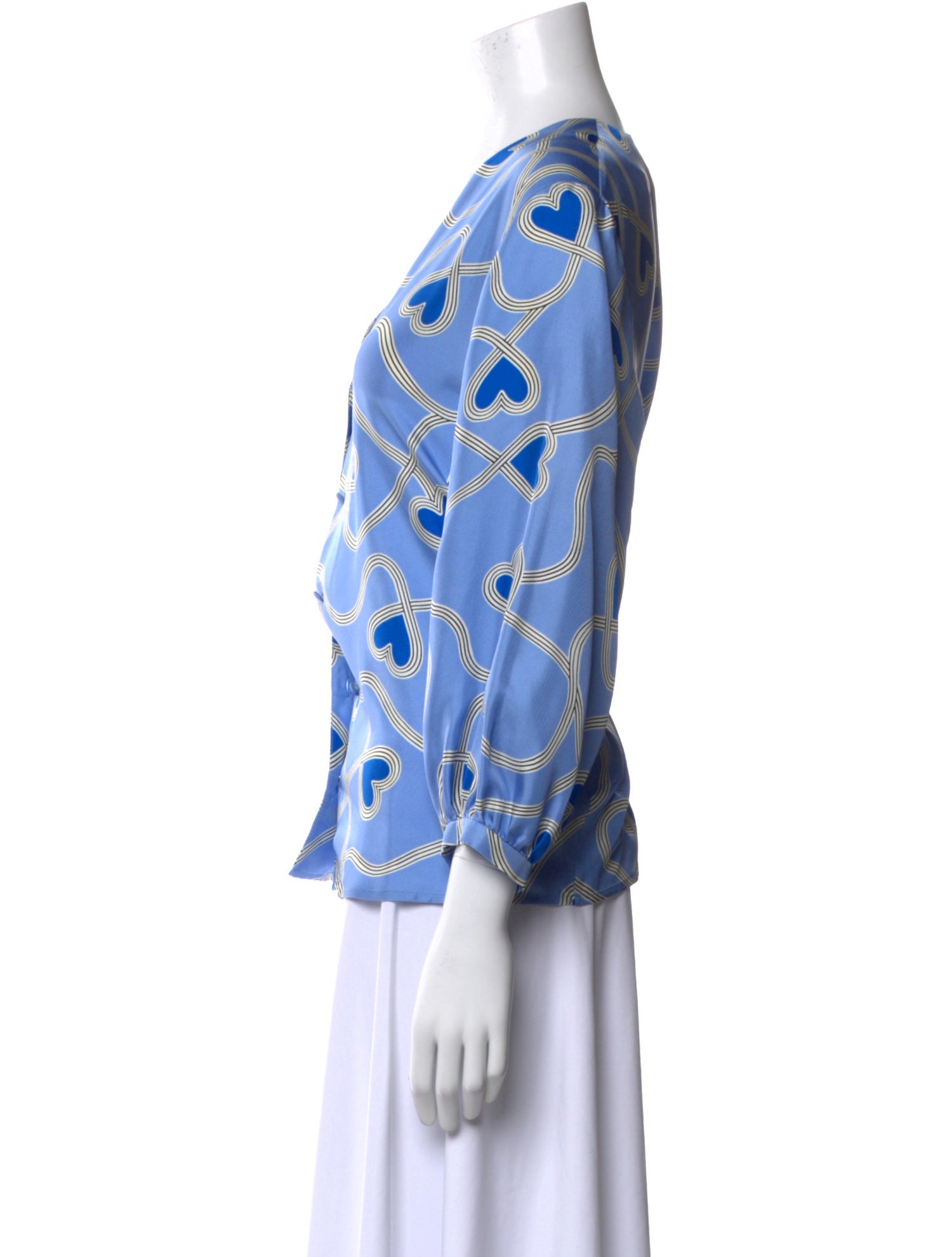 Chinti and Parker Silk Printed Blouse