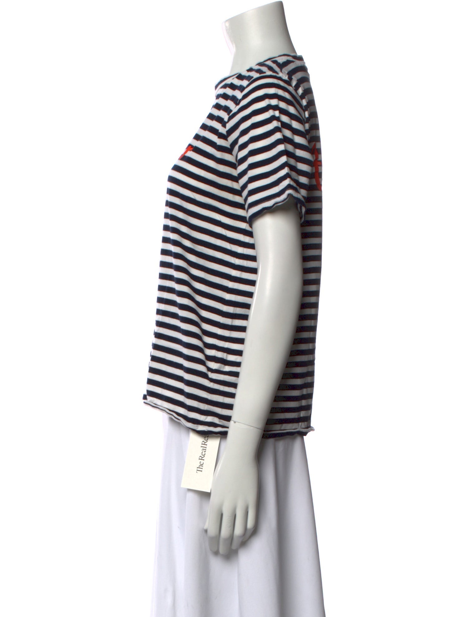 Chinti and Parker Striped Crew Neck T-Shirt