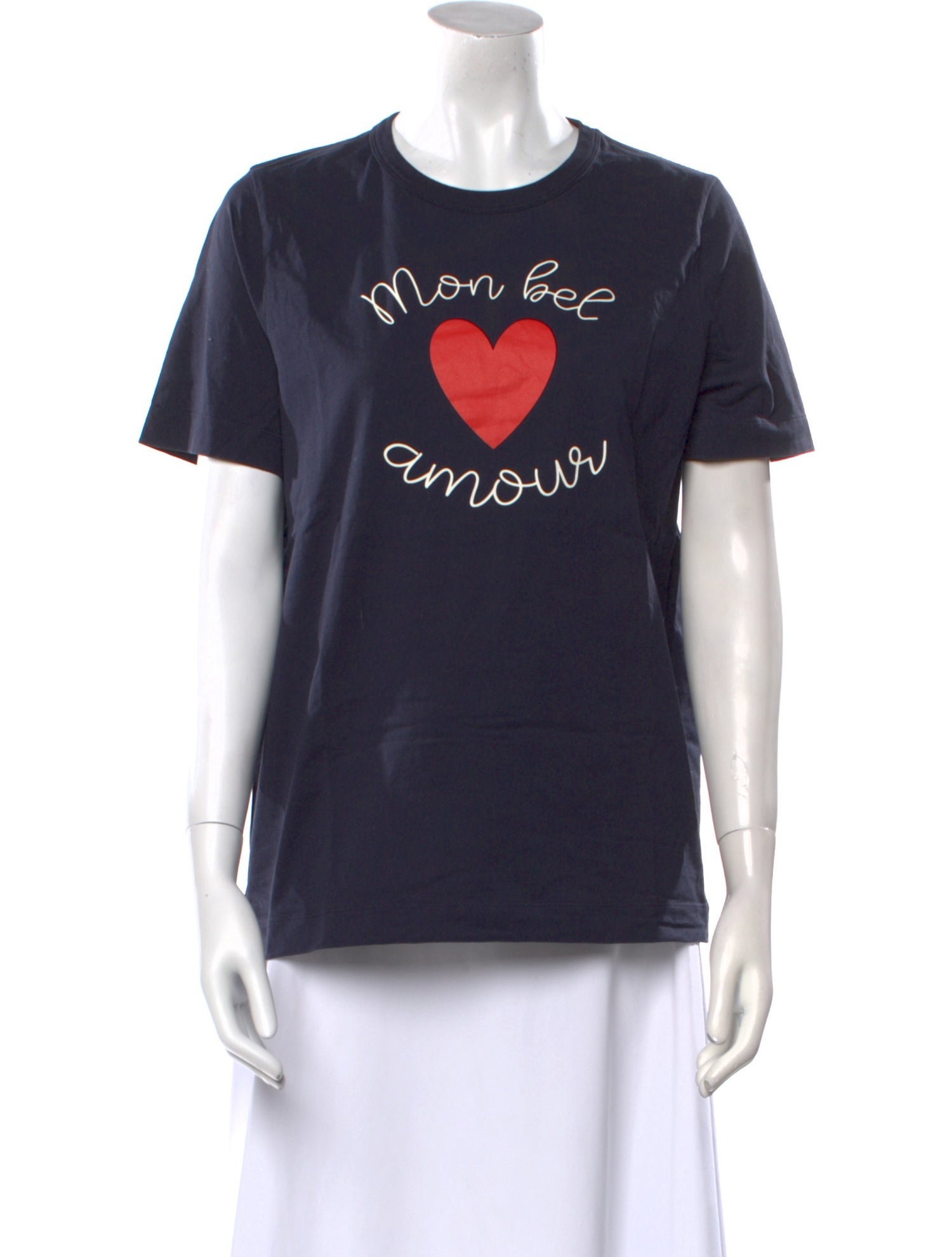 Chinti and Parker Graphic Print Crew Neck T-Shirt