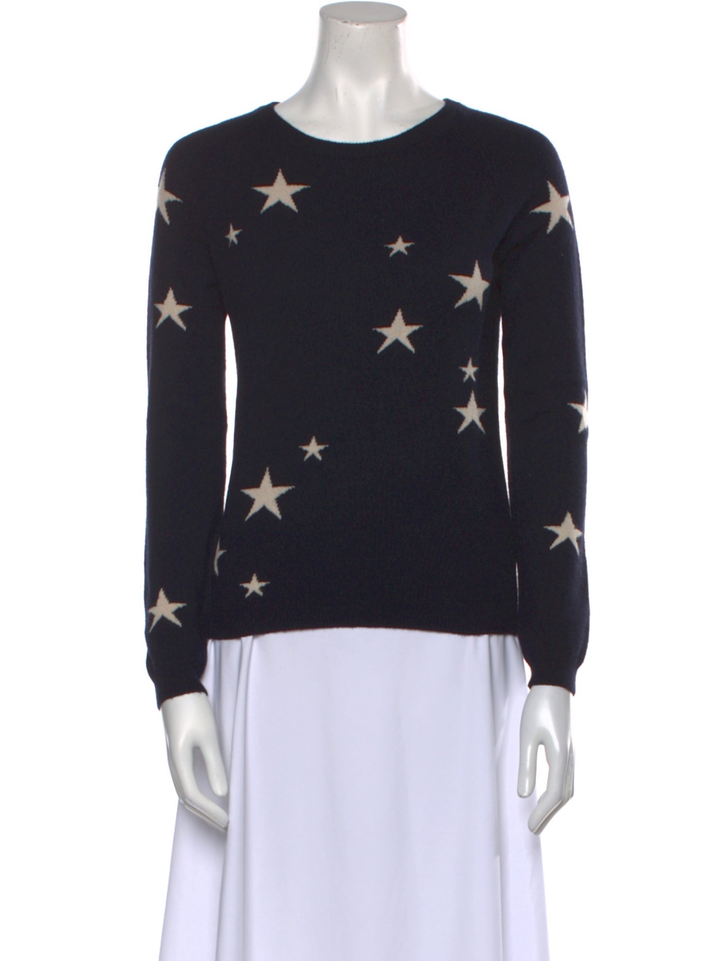 Chinti and Parker Cashmere Printed Sweater