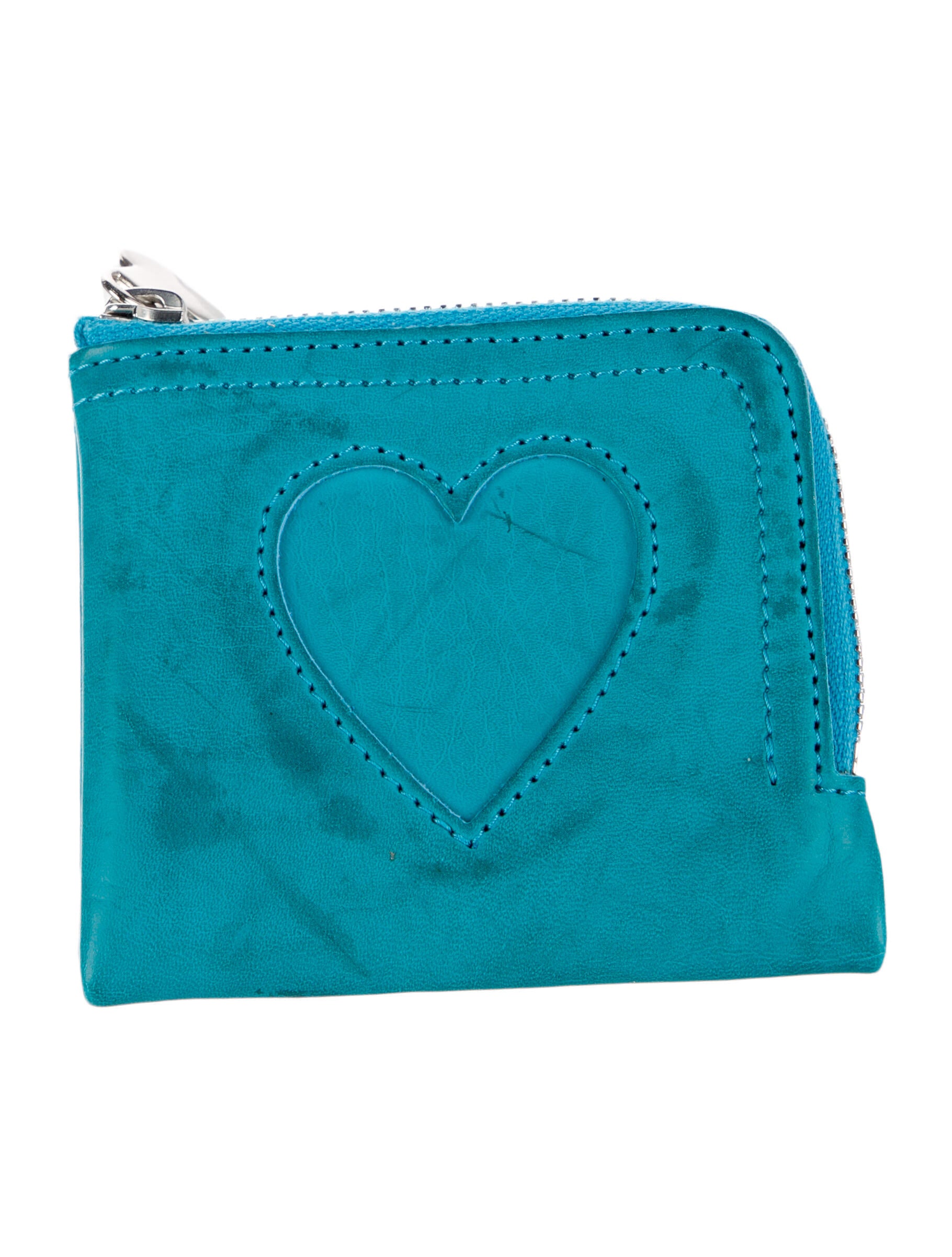 Dior x Shawn Stussy Coin Card Case ”Blue CHRISTIAN DIOR X SHAWN STUSSY Grained Calfskin Ox Head Card