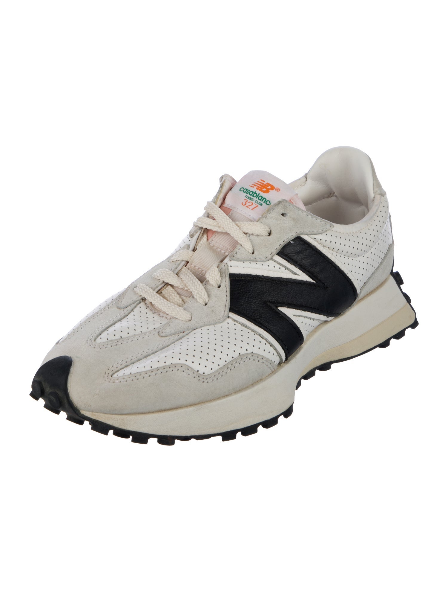 Casablanca x New Balance Colorblock Pattern Athletic Sneakers