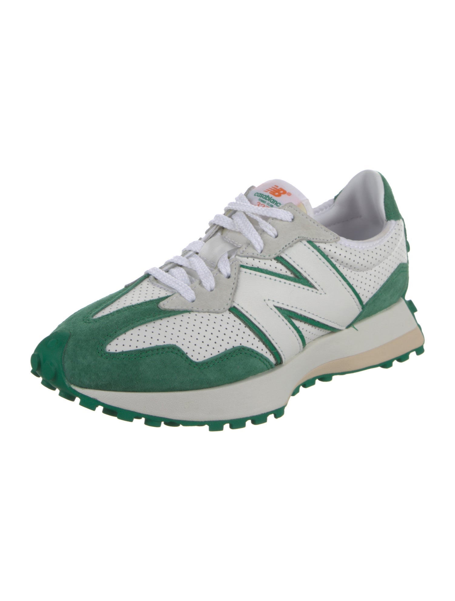Casablanca x New Balance Leather Printed Sneakers