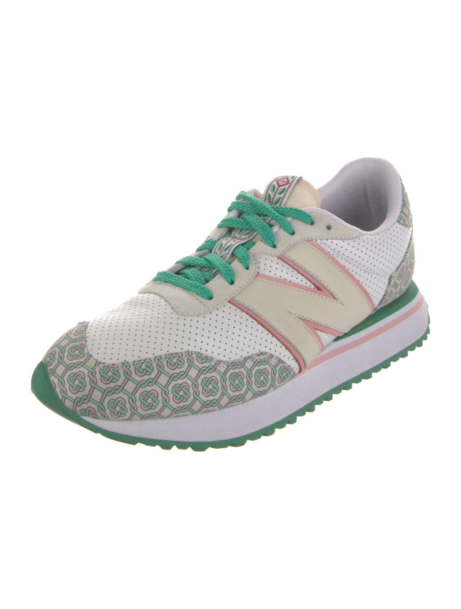 Casablanca x New Balance Leather Printed Sneakers
