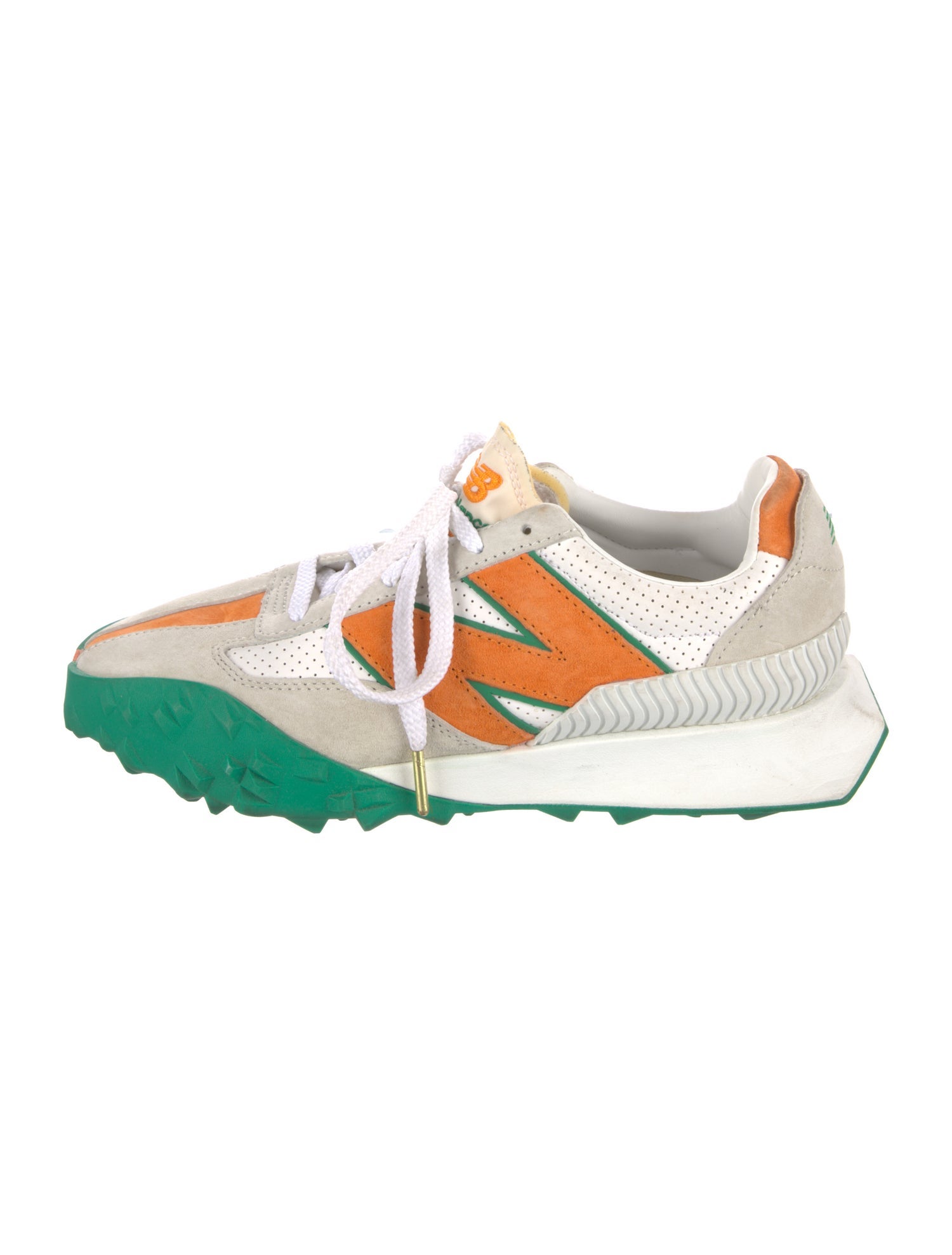 Casablanca x New Balance Suede Printed Athletic Sneakers