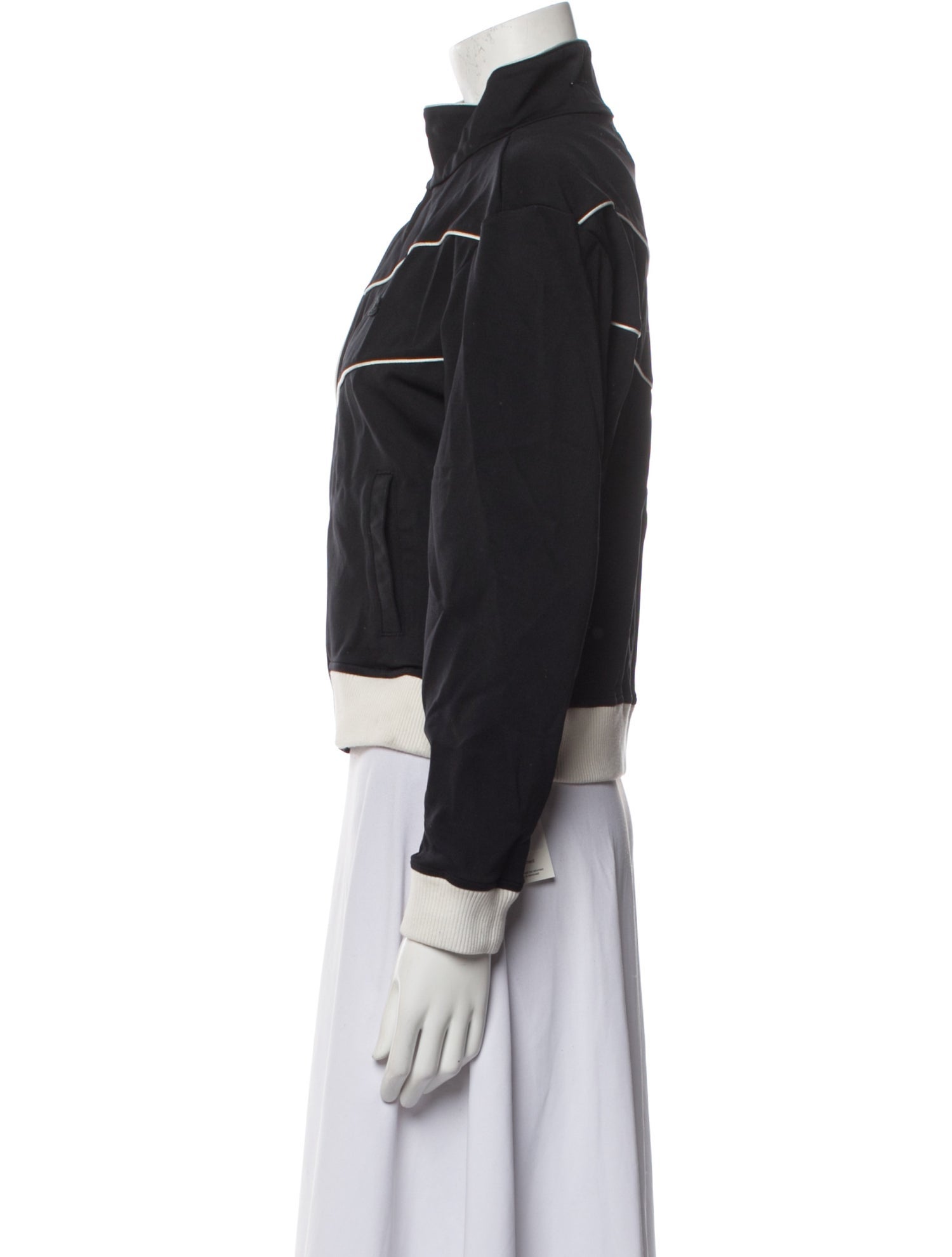 Champion x Nili Lotan Nylon Striped Biker Jacket