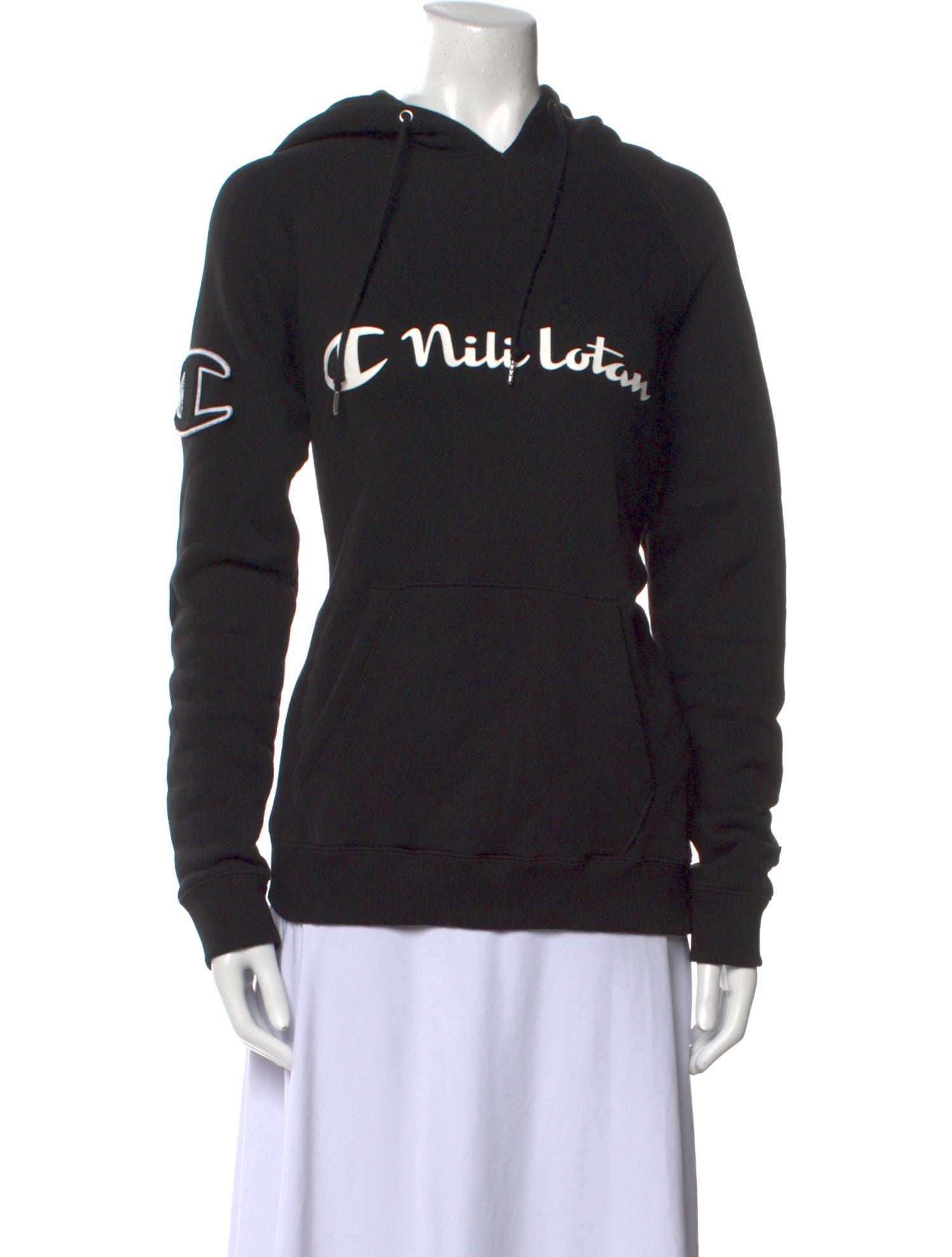 Champion x Nili Lotan Graphic Print Crew Neck Sweatshirt