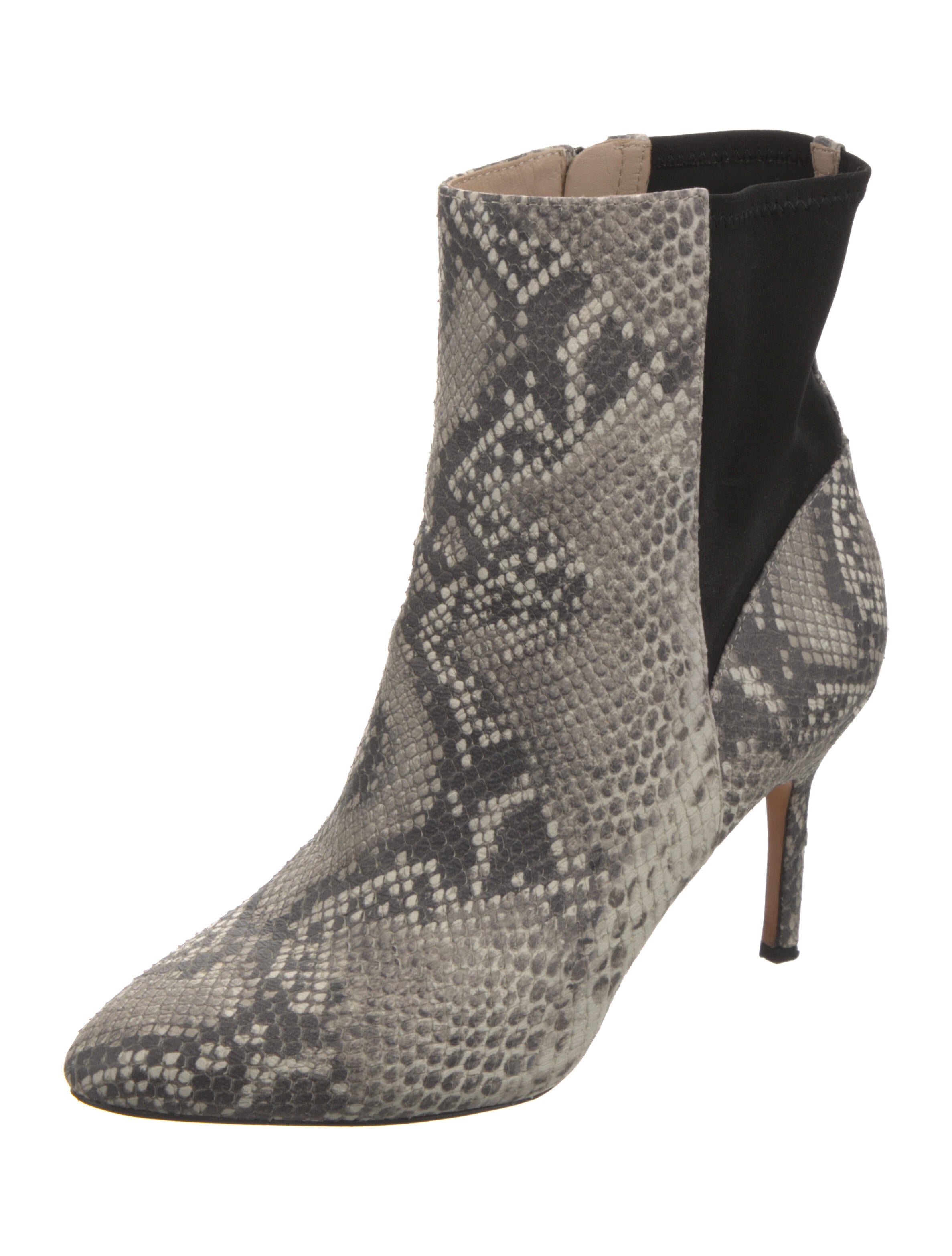 Carolinna Espinosa Snakeskin Animal Print Boots