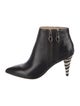 Carolinna Espinosa Leather Striped Boots