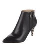 Carolinna Espinosa Leather Striped Boots